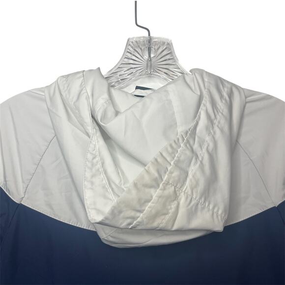 Nike Big Kids Boys Windrunner Jacket Navy White Blue Logo Hooded Full Zip Sz M - Picture 8 of 16